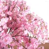 Decorative Flowers 1.2M Height Artifical Cherry Tree Simulation Fake Peach Wishing Trees Art Ornaments And Wedding Centerpieces Decorations