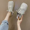 Slippers voor vrouwen zomer Koreaanse versie van geen hiel dik bodem pedaalplatform flats dames witte schoenen sneakers femmeslippers