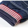 Jeans Baby Jungen Jeans Add Wool Winter 2-7Yrs Kinder verdicken Denim-Hosen Kinder kleine Füße warme Thermo-Baumwollhose 230317