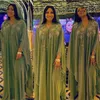 エスニック服イスラム教徒のローブレディースアバヤアフリカンドレス夏のシフォンパールロングマキシドレス