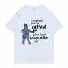 Camisetas de hombre Ratatouille Camisetas con estampado gráfico Im Afeaid Youve Ratted Your Last Tatouille Sir Camiseta Funny Mouse Tees Hombres Mujeres Camiseta linda 230317