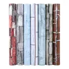 Wallpapers 10m Home Decor 3D Retro PVC Wood Grain Wallpaper Thicken Brick Stone Self-Adhesive Living Room Bedroom Wall Stickers