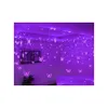 2016 LED文字列8m x 0.5m 192pcs弦楽妖精カーテンライト48pcsバタフライセレブレーションウェディングパーティーボールデコレーションドロップ配信DHYJ9