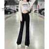 Jeans pour femmes Jeans pour femmes 2023 Tendance Y2k Jeans à jambe droite Femme Taille haute Streetwear Femme Vêtements Denim Pantalon Mode coréenne Flare L230316