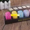 Confezione di alimenti da forno Scatola di cartone Kraft Bomboniera Regalo di festa Scatole di carta per torte macaron artigianali con finestra in PVC trasparente