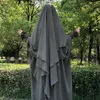 Abbigliamento etnico khimar a due strati jazz crepe a doppio strato di alta qualità preghiera modesta musulmana long hijab all'ingrosso islamico 230317