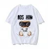 Designer Men's T-Shirts Man Woman Luxury Brand Tees T Shirt Summer Round Neck Short Sleeves Outdoor Fashion Leisure Pure Cotton Letters Cat Print Lover Clothi MOSCHi