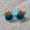 Montature per topi rotondi per occhiali Lovely Animal Factory con occhiali da sole alla moda per bambini con papillon