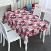 Table Cloth QTOBEI TB1 Tablecloth Rectangular Christmas Decoration For Party Dinner European Style Ornaments Family Restaurant Cover