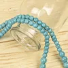 Chains Artificial Gem 6-14mm Bead Necklace Generous Temperament Semi Precious Stone Tower Shape Women's