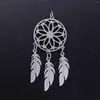 Заклинание 1pc Dream Catcher Pendants круглый филигранный