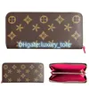 M42616 N61264 Porte-monnaie zippy portefeuilles clé Cuir véritable femme Clemence louiseity Femme homme Designer viutonity porte-cartes en relief fleur Porte-cartes de luxe