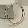 Hoop Earrings Somilia - 925 Sterling Silver Round For Women Large Circle Piercing 18K Gold Earring Dropship Suppliers Rose Rings