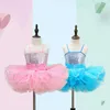 Стадия Wear 2023 EST Girls Lotard Gymnastics Clothing Kids Skate Competite Costumes Ballet Press для 2-8Y Child