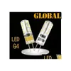 2016 LED -glödlampor Högeffekt SMD 3014 3W 12V G4 LAMP Ersätt 30W Halogen 360 BEAM VINKEL BB GARANTI 2 år Drop Delivery Lights Lighting BBS DHU5C