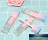 Qualità quadrata a tubo vuoto grigliare gradiente di plastica blu rosa in plastica elegante contenitori cosmetici liquidi eleganti 5 ml campione 200 pezzi/lotto