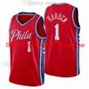 2022 Trade Basketball 1 James Harden Jerseys Navy White Blue Red Send Correct Number