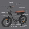 US STOCK Elektrofahrrad 48V Batterie 20*4,0 Zoll Fat Bike1000W Motor SHIMANO 7-Gang Elektrofahrrad Mountainbike E-Bike für Erwachsene