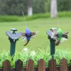 Solar Power Tanzende Fliegen Schmetterlinge Gartendekorationen Flatternde Vibrationsfliege Kolibri Fliegende Vögel Hof Lustiges Spielzeug