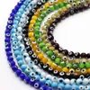 6mm Turkish Evil Eye Coloured Glaze Glass Loose Bead Red Black Blue Eyes String of Beads for DIY Bracelet Necklace