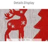 Stołowa szmatka świąteczna flaga na drutach z frędzlą haft haftowe meble mebli dekoracje dekoracja domowego bólu