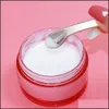 Spoons Factory Curved Cosmetic Spata Scoops Makeup Mask Spatas Facial Cream Spoon For Mixing And Samplingrose Gold/Sier/Gold Drop De Dhxy7