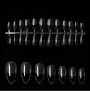 120pcs/Bag Press on Nails Coffin Nail Tips clear Full Cover Fake Nail Artificial Press on Long Ballerina