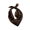 53 centimetri * 53 centimetri di Seta Reale Natura Sciarpa Delle Donne Fazzoletto Da Collo Foulard Bandana Piccoli Hairbands Moda Floreale Cravatte per Office Lady 2023 Nuovo