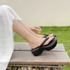 Slippers Sandalet 2022 Новая платформа повседневные тапочки для женщин летние корейские сандалии сандалии тренд.
