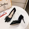 Dress Shoes HKXN Ladies High Heels Fashion Wedding Stiletto 2023 Party Banquet Bridesmaid Women