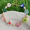 Strand Est Freshwater Pearl Colorful Snowman Santa Claus Multi-style Charms Soft Tao Rice Beads Beaded Women Bracelet Christmas Gift