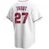 Mike Trout Camisa de beisebol Jo Adell Zach Neto Taylor Ward Anthony Rendon Jared Walsh Moniak Patrick Sandoval Logan O'Hoppe Brandon Drury Zach Plesac Reid Detmers