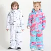 Skiing ternos infantis meninos meninos roupas de inverno à prova de vento impermeabilizada quente sst snowboard jackets 230316