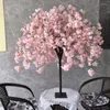 Fleurs décoratives 1.2M Hauteur Artificielle Cerisier Simulation Faux Pêche Souhaitant Arbres Ornements D'art Et Décorations De Pièce Maîtresse De Mariage