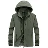 Men's Jackets Waterproof Military Jacket Spring Autumn Casual Windbreaker Mens Breathable Hooded Outdoor Thin Coats 6XL ClothesMen