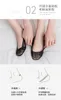 Women Socks 5Pairs Boat Women's Shallow Mouth Invisible Lace Thin Non-slip Japanese Cute Spring Summer Foot