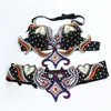 Stage Wear 2023 Performance Luxury Belly Dancing Egyptian Costumes Oriental Dance 2pcs Women Costume Bra Belt