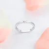 Bröllopsringar liten sten enkel för kvinnor minimalistisk tunn finger koreansk stil stapelband mode smycken gåvor