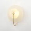 Wall Lamps Fashion Glass LED Light Fixtures Bedroom Lamp Iron Sconce Lights Living Room Applique Murale Luminaire Back Mirror