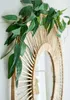 Decorative Flowers Greenery Garland Artificial Eucalyptus Faux Plant Vine | Wedding Home Decor