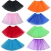 Kjolar mesh tulle för kvinnor elastisk lätt parti halloween kostym petticoat prinsessan tutu kjol pettiskirt jupe femme