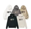 1977 Men Hoody Hoodies Pullover Sweatshirts Fashion Unisex Letter Printed Crewneck Loose Long Sleeve Black Hooded Streetwear Mens Hooded Size M-5XL