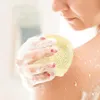 Exfoliating Mesh Bags Saver Pouch For Shower Body Massage Scrubber Natural Organic Ramie Soap Holder Bag Pocket Loofah Bath Spa RRA