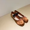 Vrouwen Casual schoenen Fashion Ballet Shoe Satin Bow Classic Dames Slippers Luxe ontwerper 2022 Schoen klassiek Slipper Girl Outdoor