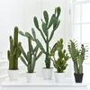 Decorative Flowers Northern Europe Artificial Cactus Potted Home El Garden Display Physical Store Decoration Green Plant Ornaments