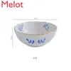 Bowls Hand-Painted Creative Individual Porcelain Tableware Set Bowl Instant Noodle Big Soup Rice Plate Cup Chopsticks Holder