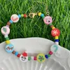 Strand Est Freshwater Pearl Colorful Snowman Santa Claus Multi-style Charms Soft Tao Rice Beads Beaded Women Bracelet Christmas Gift