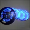 2016 LED-Streifen, 5 m, flexibler RGB-Streifen, 16 Fuß, 5050 SMD, 150 LEDs, nicht wasserdicht, 30 LEDs/Meter, 16 Farben, Licht, Ce Rosh Innenlampe, Drop-Delive Dhaff