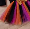 Комплект одежды для маленьких девочек Хэллоуин одежда набор с длинным рукавом, напечатанная комбинезон