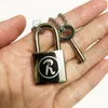 Pendant Necklaces 2Pcs/Set Ai Yazawa NANA Lover's Key&Lock Metal Necklace Chain Cosplay Accessories